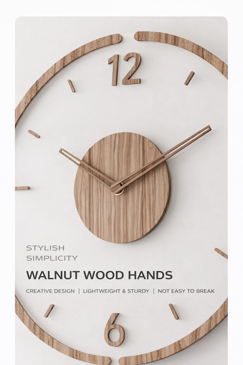 Wood Clock | Modern Minimal Design For Calm, Intentional Spaces