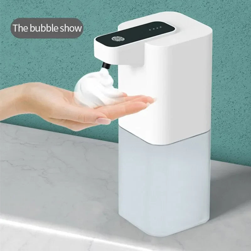 Automatic Soap Dispenser – Touchless Foam Pump for Bathroom & Kitchen - USB Rechargeable