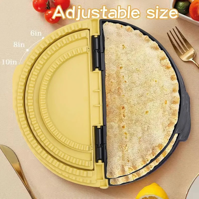 Adjustable Sealing Sandwich Mold for Toast & Corn Cakes — Multi‑Size Manual Press with Clips for Handmade Stuffed Pastries