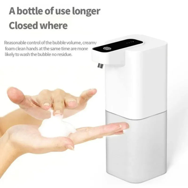 Automatic Soap Dispenser – Touchless Foam Pump for Bathroom & Kitchen - USB Rechargeable