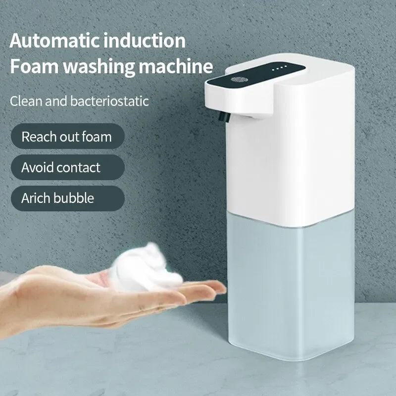 Automatic Soap Dispenser – Touchless Foam Pump for Bathroom & Kitchen - USB Rechargeable