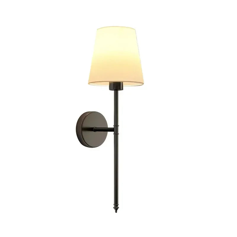 Vintage-Style Wall Lamp – RGB Dimmable LED, Remote Control, No Wiring Needed