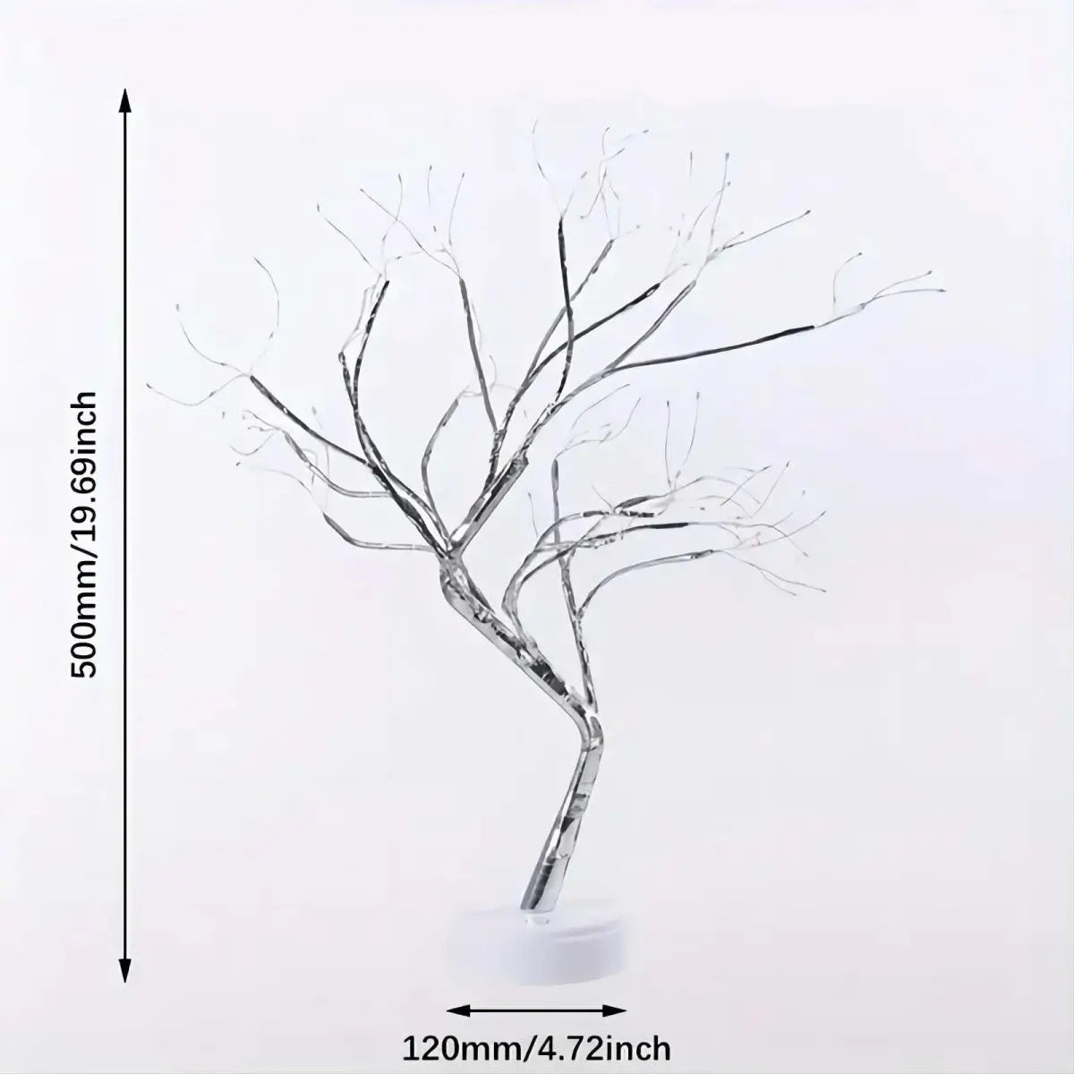 108‑LED Warm White Copper Star String Lights — USB or Battery Powered for Indoor & Outdoor Tree and Decorative Lighting