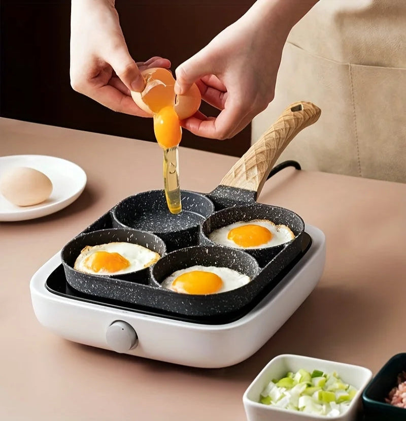 ZeniPan™ — Four‑Section Non‑Stick Pan for Perfect Breakfasts