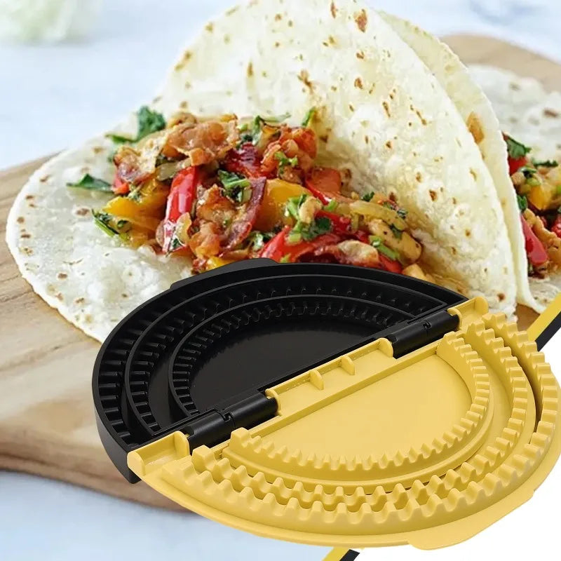 Adjustable Sealing Sandwich Mold for Toast & Corn Cakes — Multi‑Size Manual Press with Clips for Handmade Stuffed Pastries