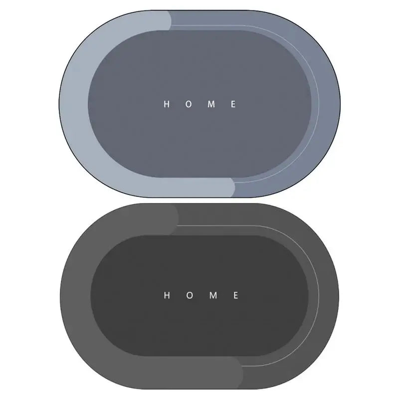 Diatomite Quick-Dry Bath Mat — Rapid-Dry, High-Absorbency, Slip-Resistant Floor Pad for Bathroom, Tub, Toilet and Kitchen