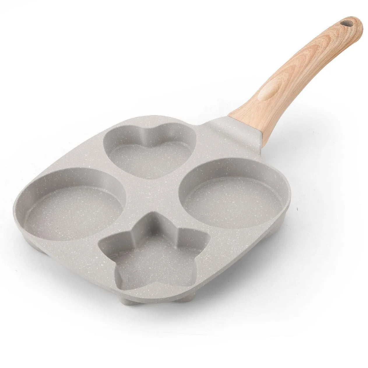 Thick-Gauge Flat-Bottom Nonstick Mini Fry Pan — Deep Base for Evenly Cooked Eggs, Burgers & Pancakes