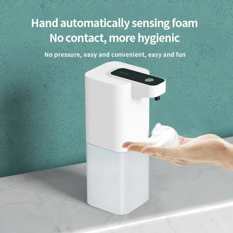 Automatic Soap Dispenser – Touchless Foam Pump for Bathroom & Kitchen - USB Rechargeable