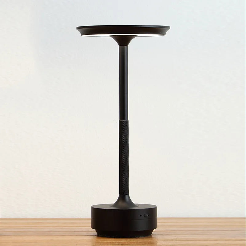 Modern Table Lamp with Metallic Finish – Sleek Design for Desk, Shelf or Side Table