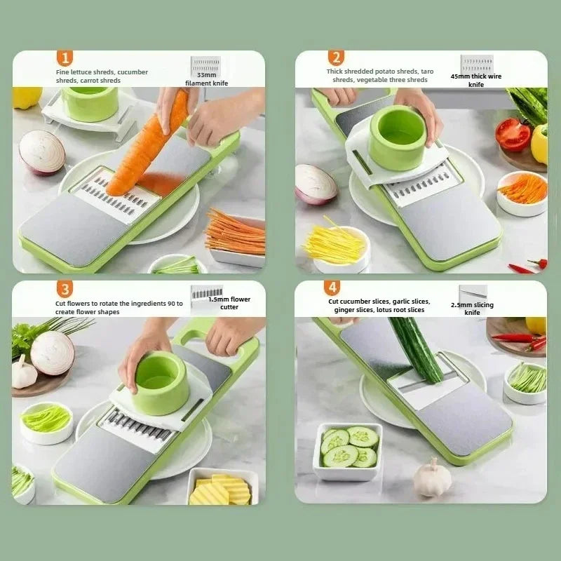 Stainless Steel Kitchen Slicer For Vegetables