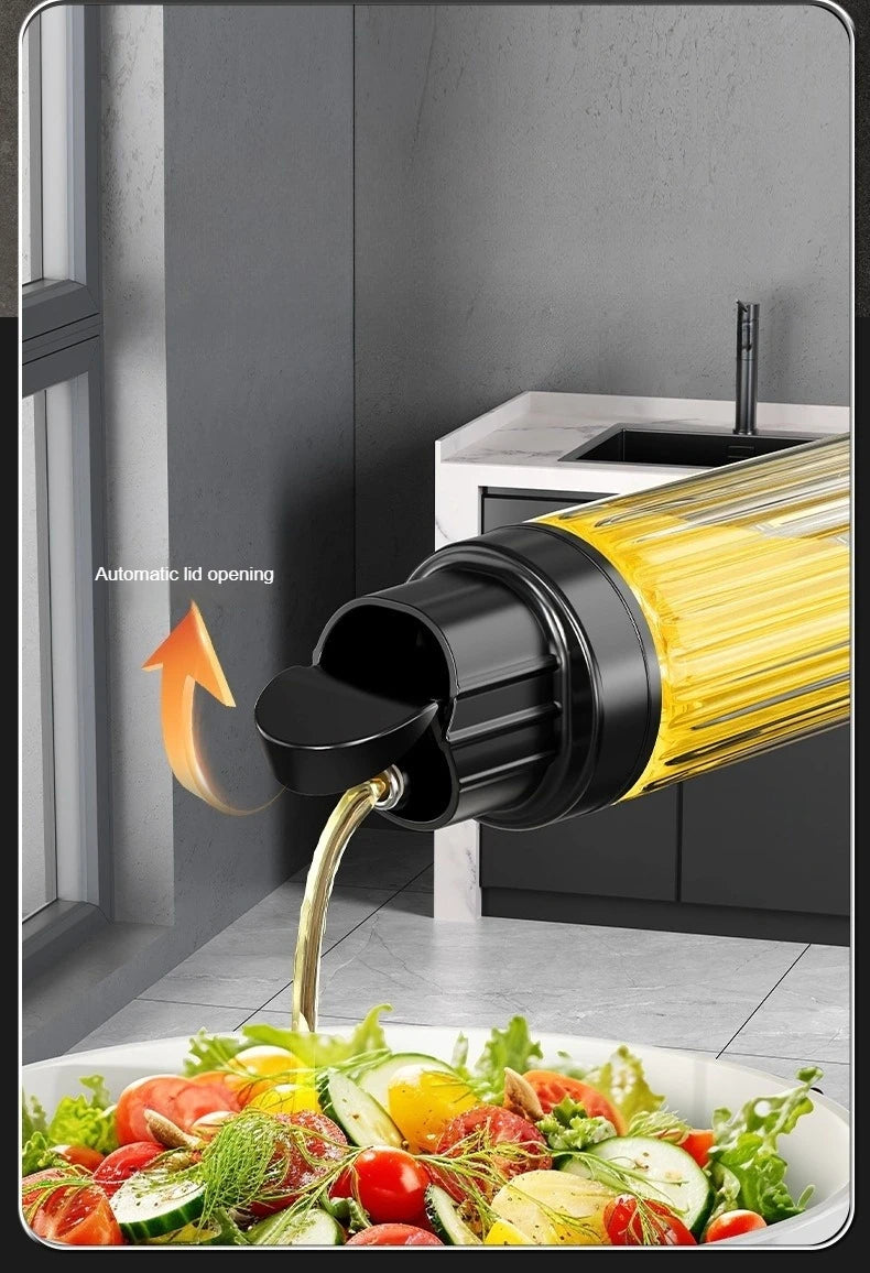 3-Piece Thick Glass 10 oz Airtight Spice Jars with Spoon — Sealed Seasoning Storage for Modern Kitchens