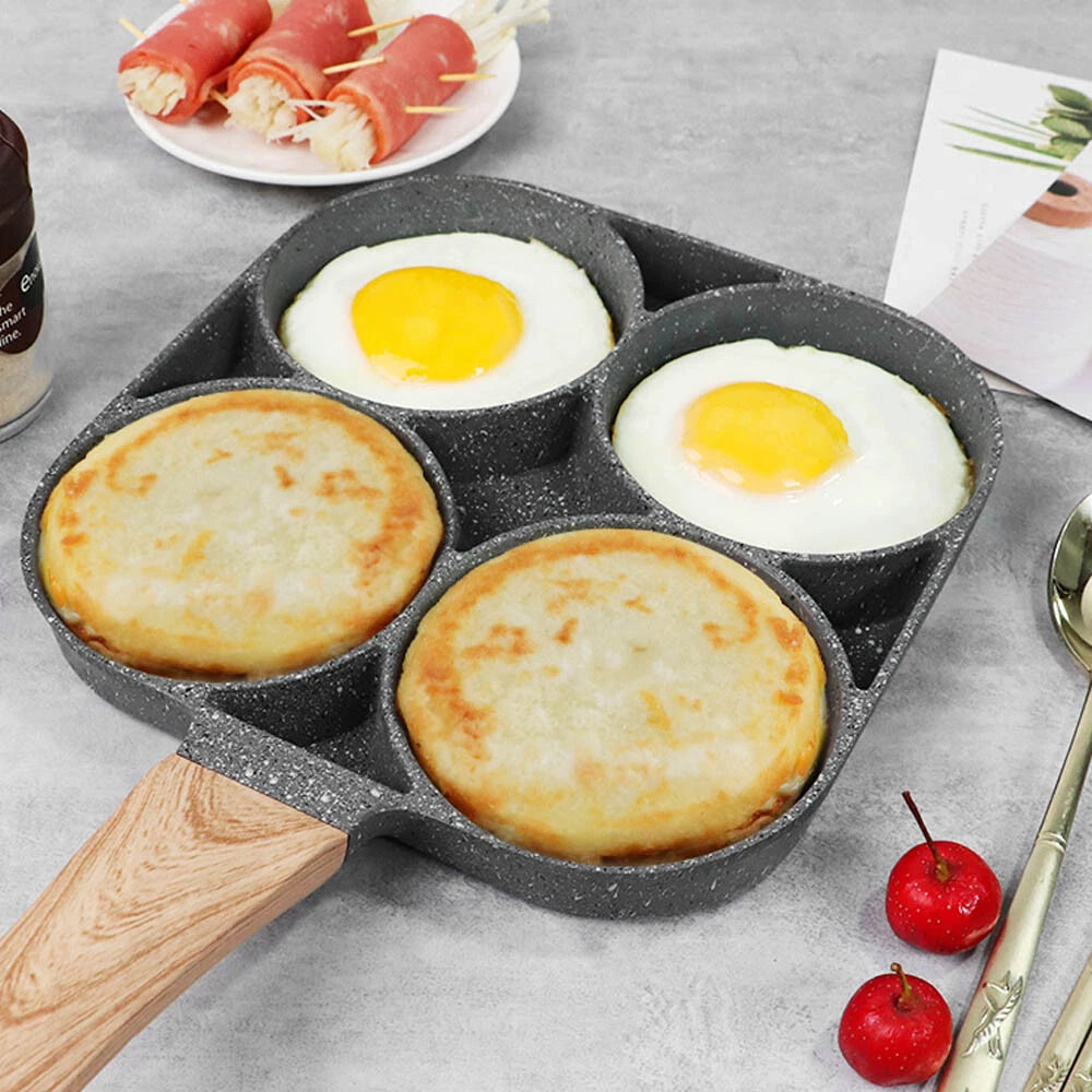 ZeniPan™ — Four‑Section Non‑Stick Pan for Perfect Breakfasts